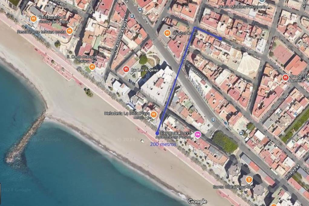 Piso A 200 Metros De La Playa Llegada Autonoma Almeria Exterior foto